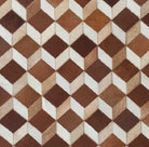 Urban Wanderlust - Hallway Tan Multi-Color Leather Rug (2 Sizes)