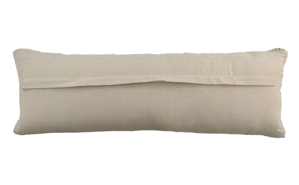Natural Wool Long Cushion With Filler (30x90 CM)
