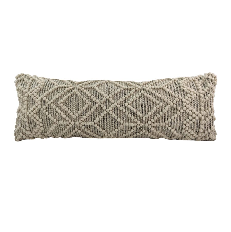 Wool And Cotton Cushion With Filler (30X90 CM) Cushion -- Cushion With Filler Homekode 