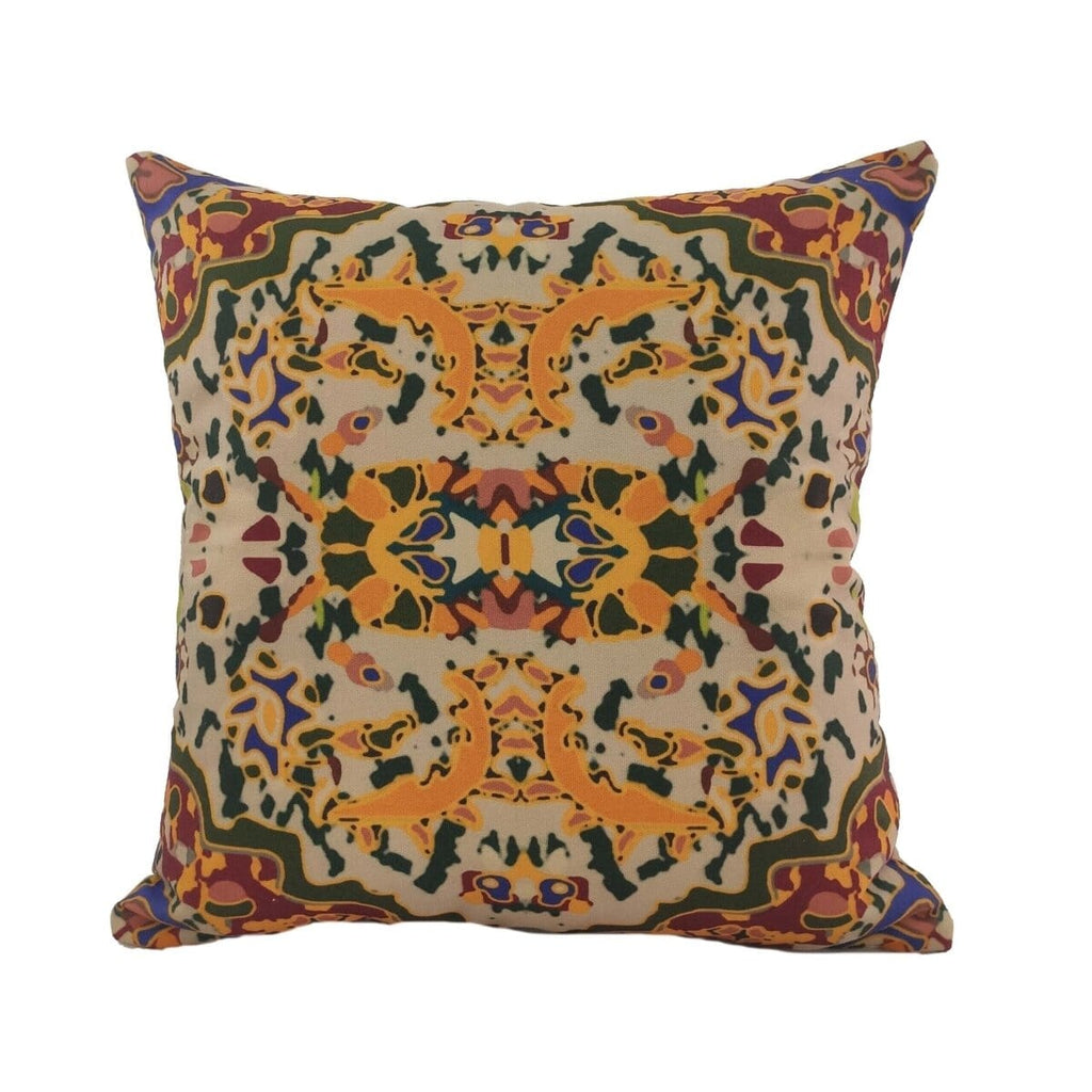 Multicolor Printed Polyester Cushion Cover (45x45 CM)