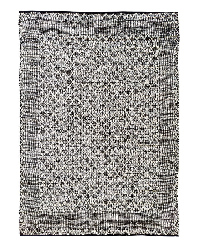 Grey & White Woven Rug (2 Sizes Available)