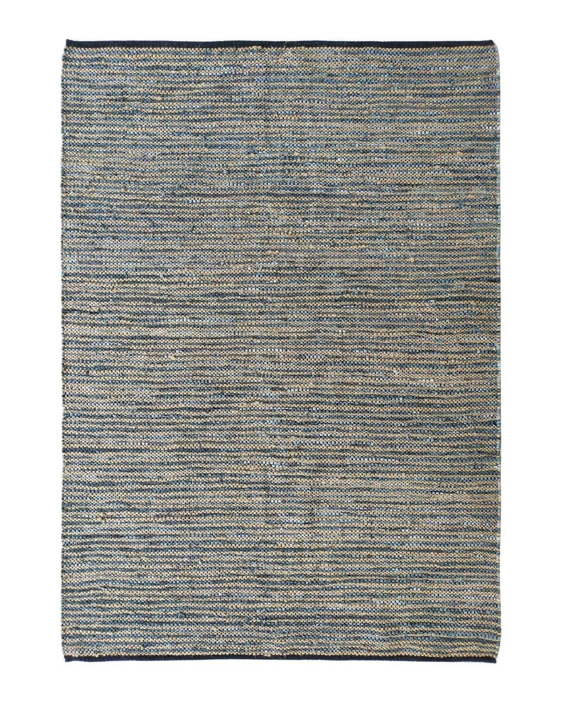 Tranquil Blend - Natural Beige and Blue Woven Rug (2 Sizes)