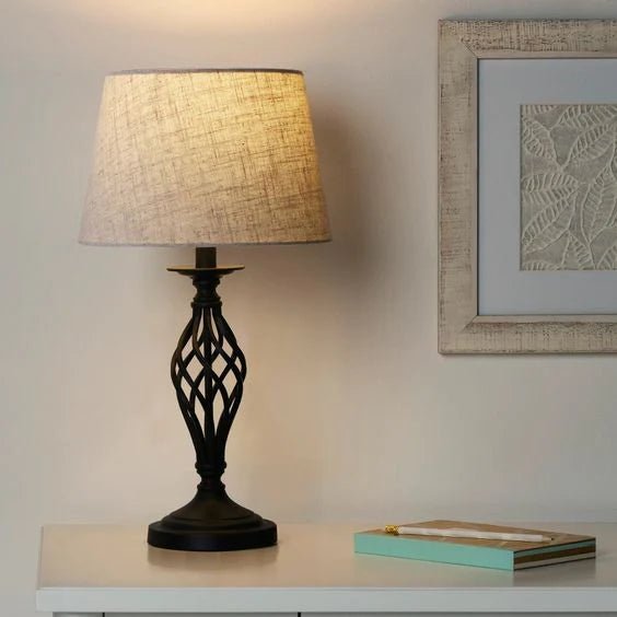 Fabric Shade Table Lamp Home Homekode 