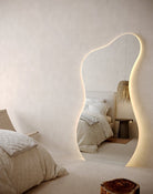 Elle Frless Irregular Mirror with LED (200x100CM) Mirrors Homekode 