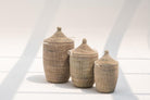 Natural Woven Handmade Classic Basket (3 Sizes)