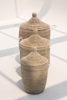 Natural Woven Handmade Classic Basket (3 Sizes)