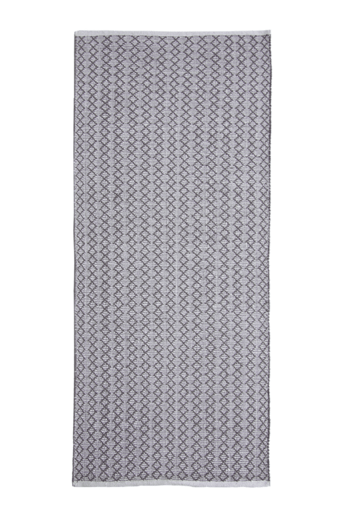 Grey Hallway Woven Rug (80X200 CM) WOVEN RUG Homekode 