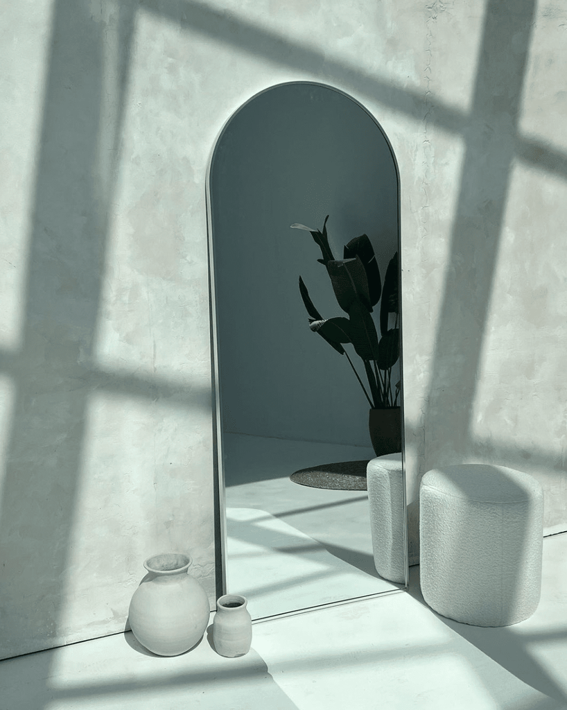 Silver Arch Full Length Mirror (6 Sizes) Mirrors Homekode 180x70 CM 
