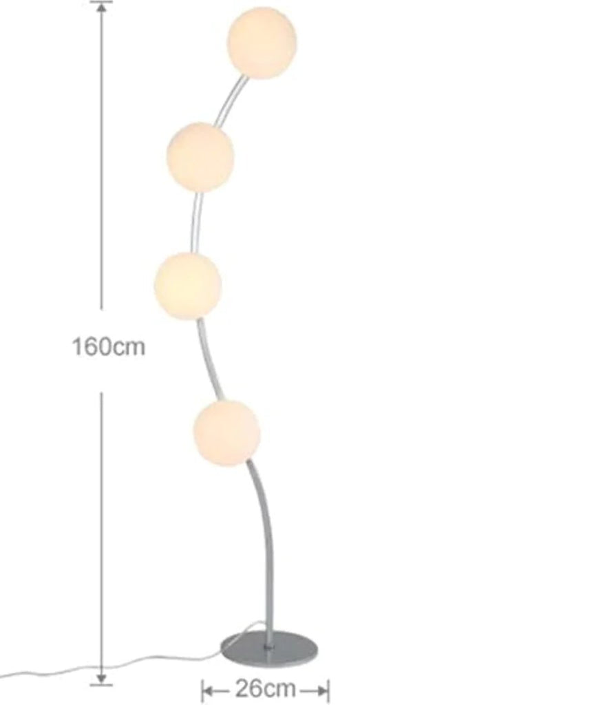 White Bubble Floor Lamp (4 Bulbs) Homekode 