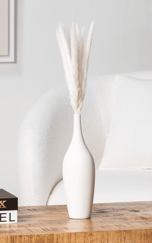 Long Round Shape Ceramic Vase (2 Sizes) Homekode 
