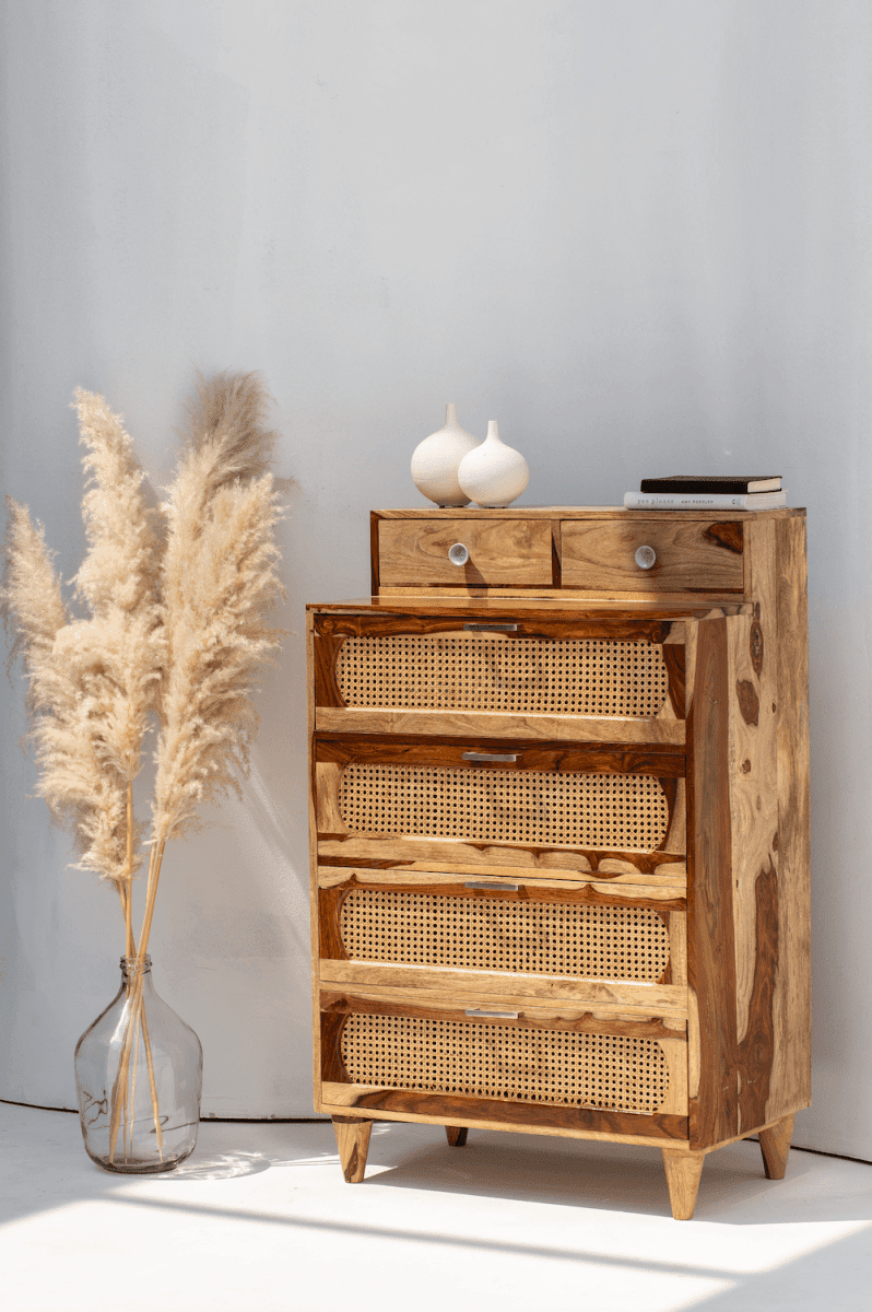 Aspen 6 Drawers Wooden Cabinet Homekode 