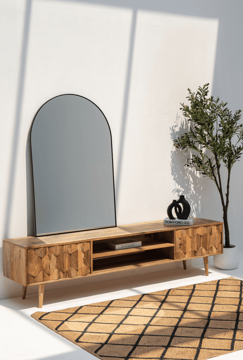 Nova Wooden Two Door TV Unit Homekode 