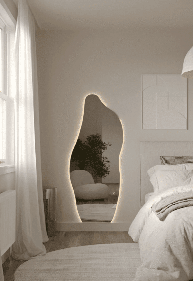 Evelyn Backlit Irregular Shape Mirror (4 Sizes) Mirrors Homekode 