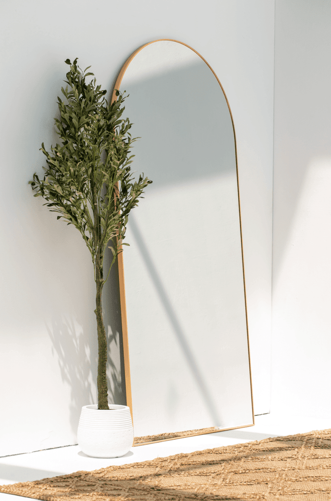 Gold Arch Full Length Mirror (6 Sizes) Mirrors Homekode 180x80 CM 