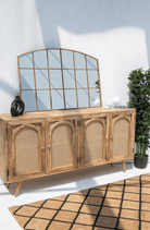 Raven Gold Window Gold Console Mirror (120x80 CM) Homekode 