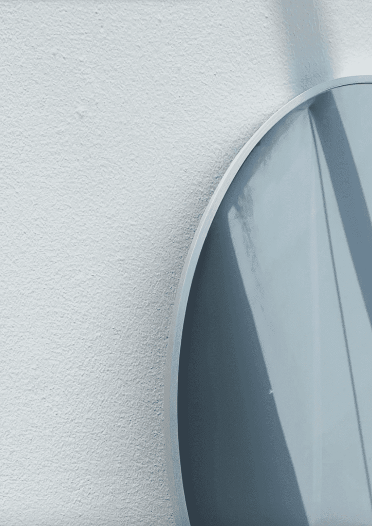 Silver Oval Vanity & Hallway Wall Mirror (90x60 CM) Mirrors Homekode 