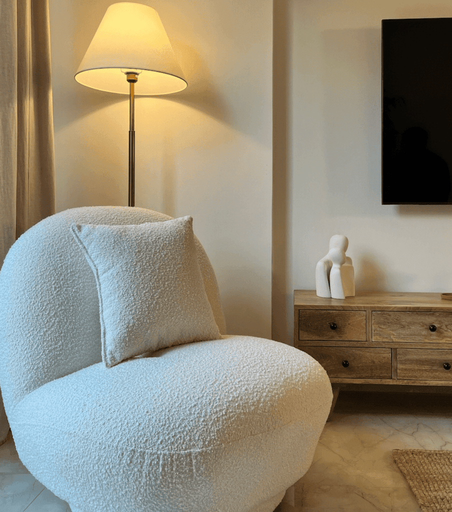 Cloud Boucle Lounge Sofa Chair Homekode 