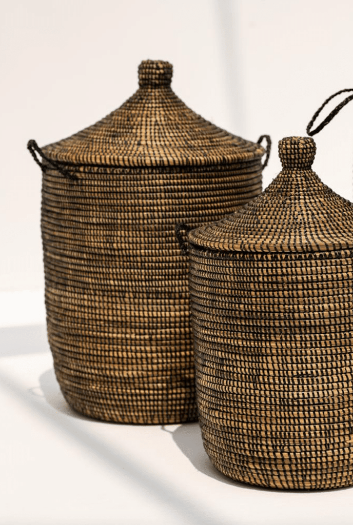Handmade Brown Classic Woven Basket (3 Sizes)