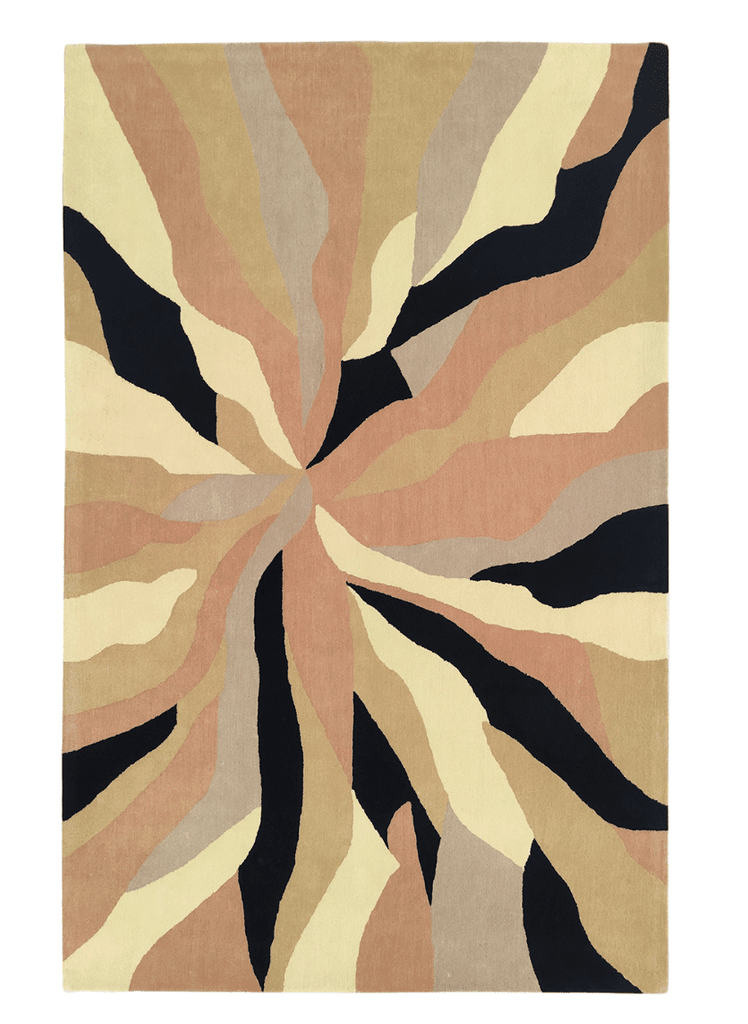SunLights Pattern Multi Color Handmade Rug