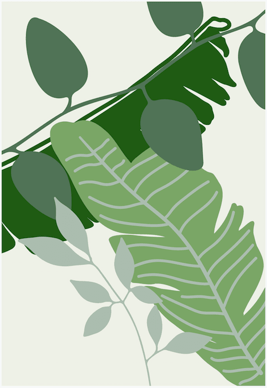 Abstract Green Plant Nature Homekode 