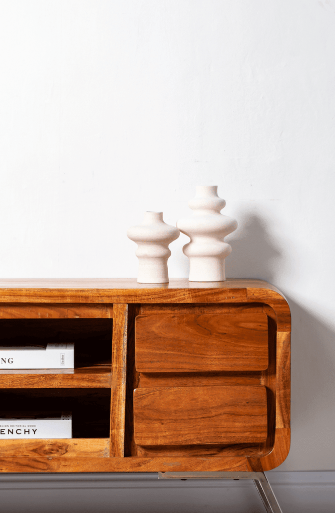 Ceramic Layered Waves Vase (2 Sizes)