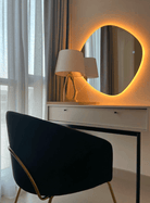 Willow Frless Irregular Square Wall Mirror with Backlit LED (3 Sizes) Mirrors Homekode 