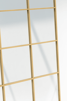 Lavinia Gold Rectangular Window Mirror (180x90 CM) Mirrors Homekode 