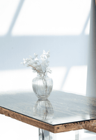 Transparent Wave Glass Vase (3 Sizes)