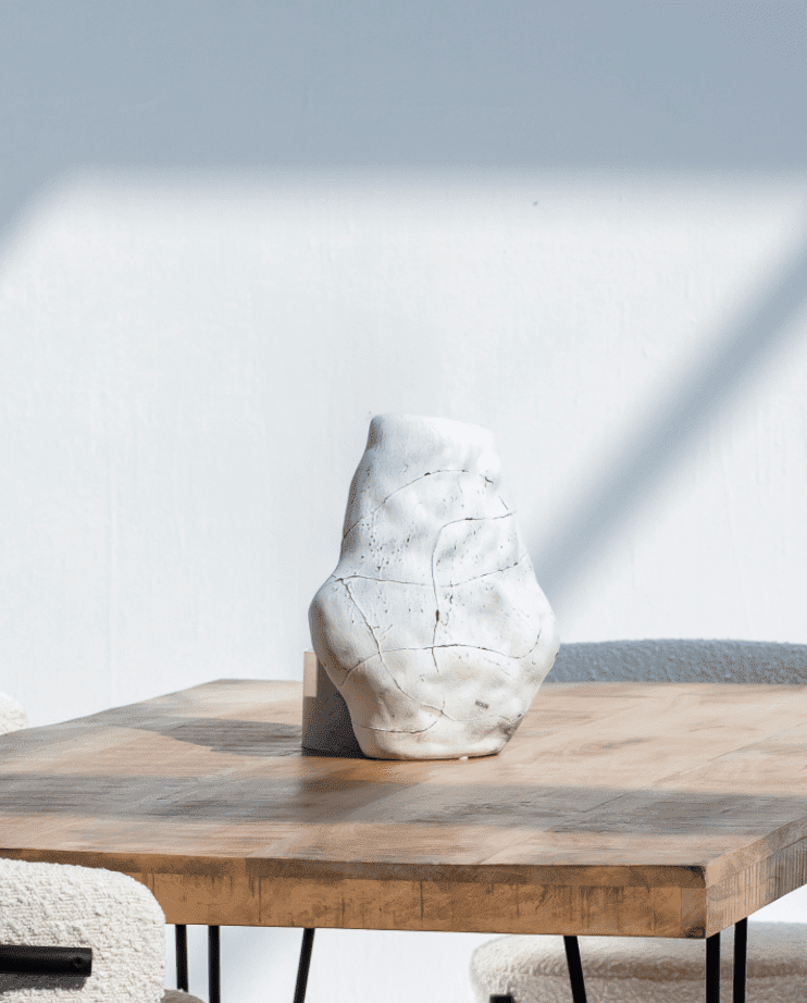 Asymmetric Earthly Ceramic Vase (2 Sizes)