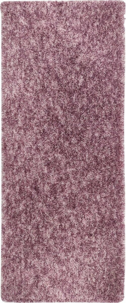 Hallway Purple Fluffy Shaggy Rug (80x200 CM)