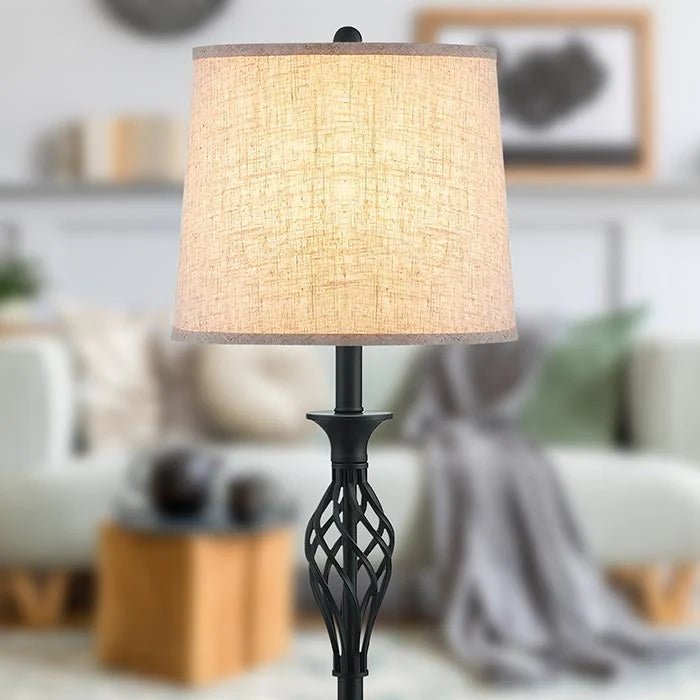 Fabric Shade Floor Lamp Home Homekode 