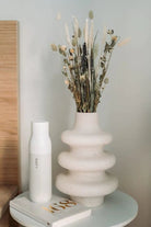 Curvy Ceramic Off-White Vase (3 Sizes)