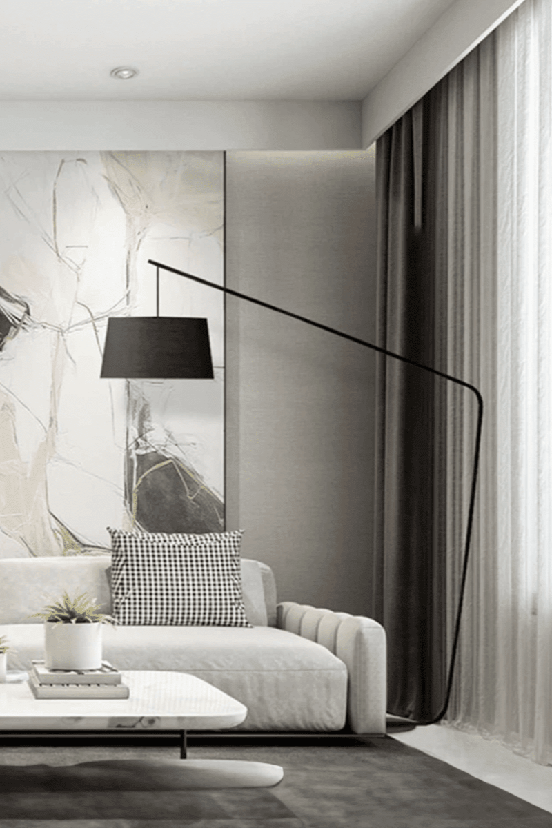 Modern Fishing Rod Arched Floor Lamp
