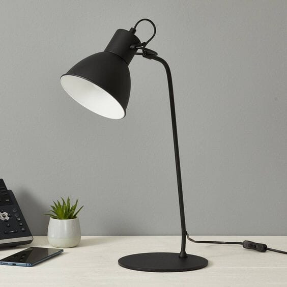 Decorative Desk Table Lamp Home Homekode Black 