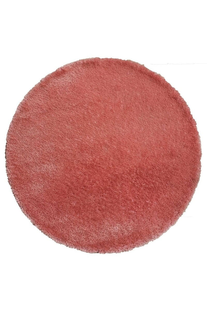 Round Cotton Candy - Pink Fluffy Shaggy Rug (4 Sizes) Table Tuft Shaggy RAM 
