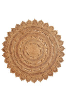 Artisanal Halo - Crochet Jute Rug (2 Sizes) CROCHET JUTE RUG RAM 