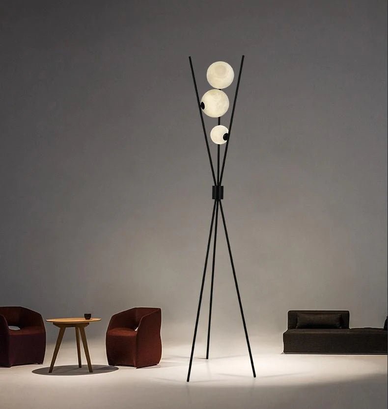 Black 3 Bubble Floor lamp Homekode 