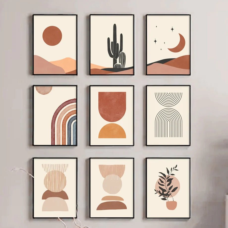 Abstract Desert Wall Art Homekode 